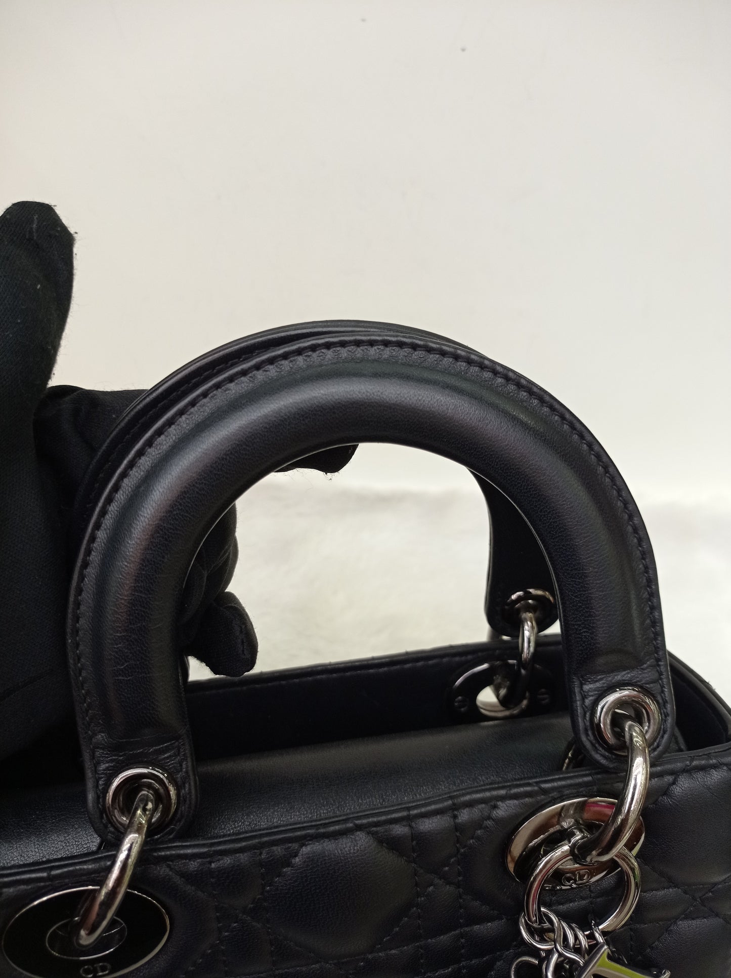 Lady Dior Small Lamb Black RHW 2021