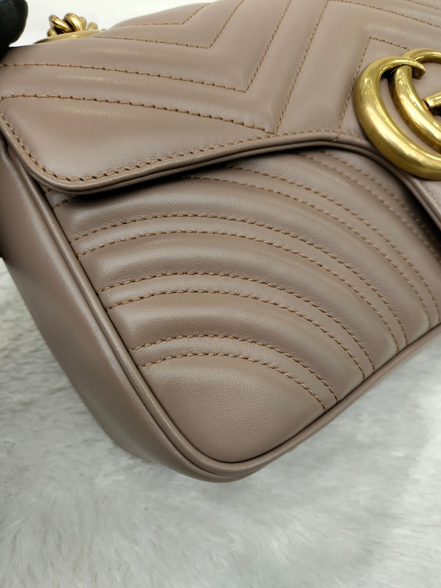 Gucci Marmont Small Nude GHW