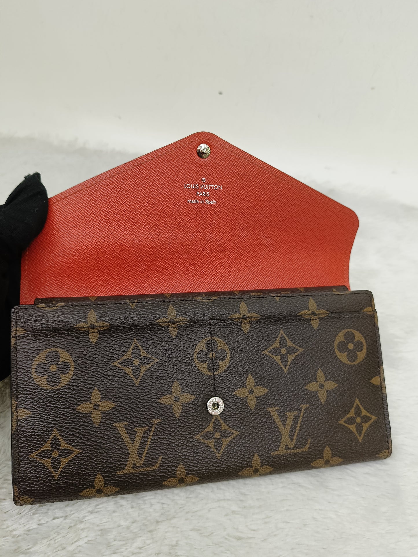LV Portefeuille Marie Lou Long Wallet Monogram Epi Piment 2014