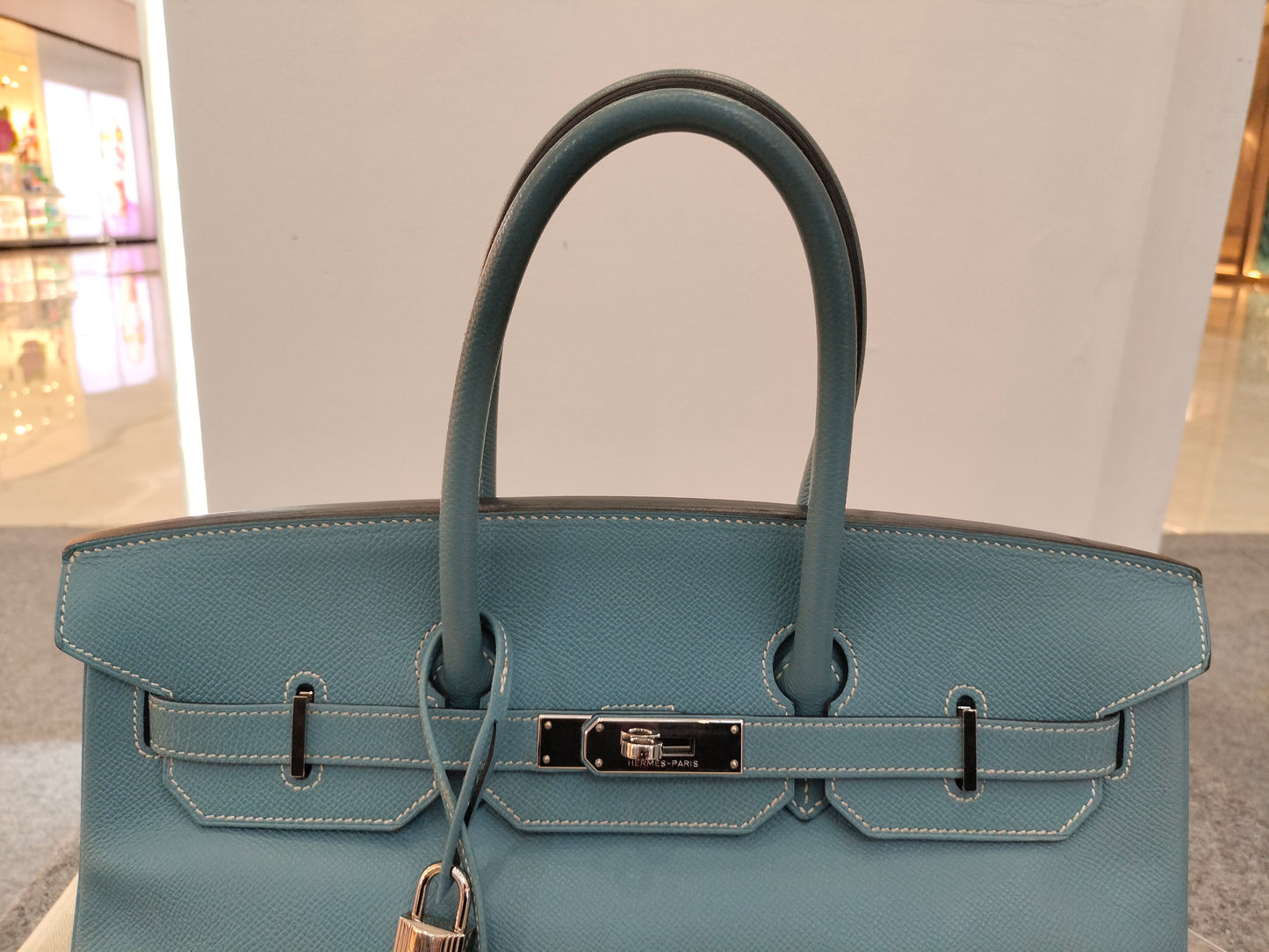 B35 Epsom Blue Jeans PHW #N square