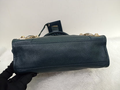 Balenciaga Mini City Edge Emerald GHW