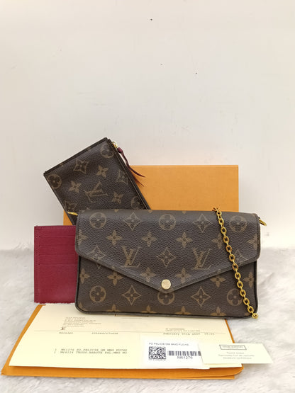 LV Pochette Felicie GM Monogram Fuchsia 2020
