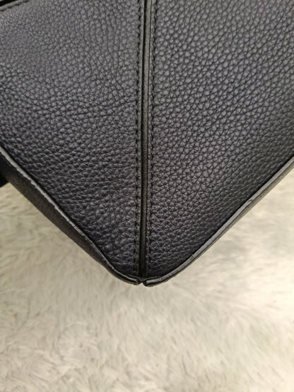 Loewe Puzzle Small Grained Midnight Blue Black GHW 2019