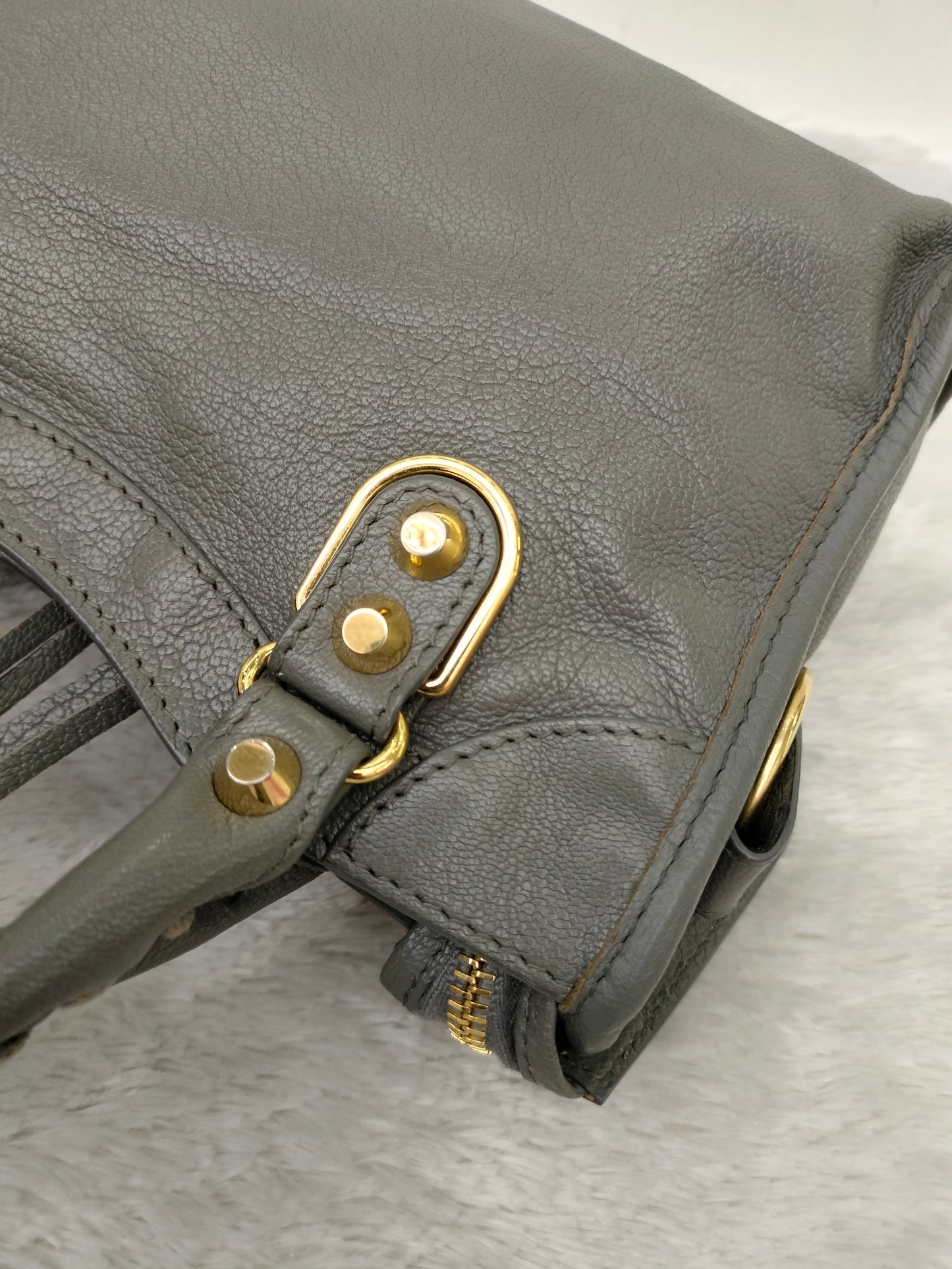 Balenciaga Mini City Edge Grey GHW 2017