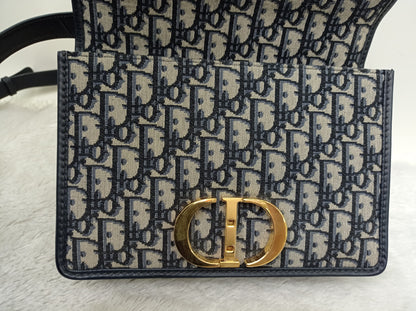 Dior Montaigne 30 Oblique Navy GHW 2019