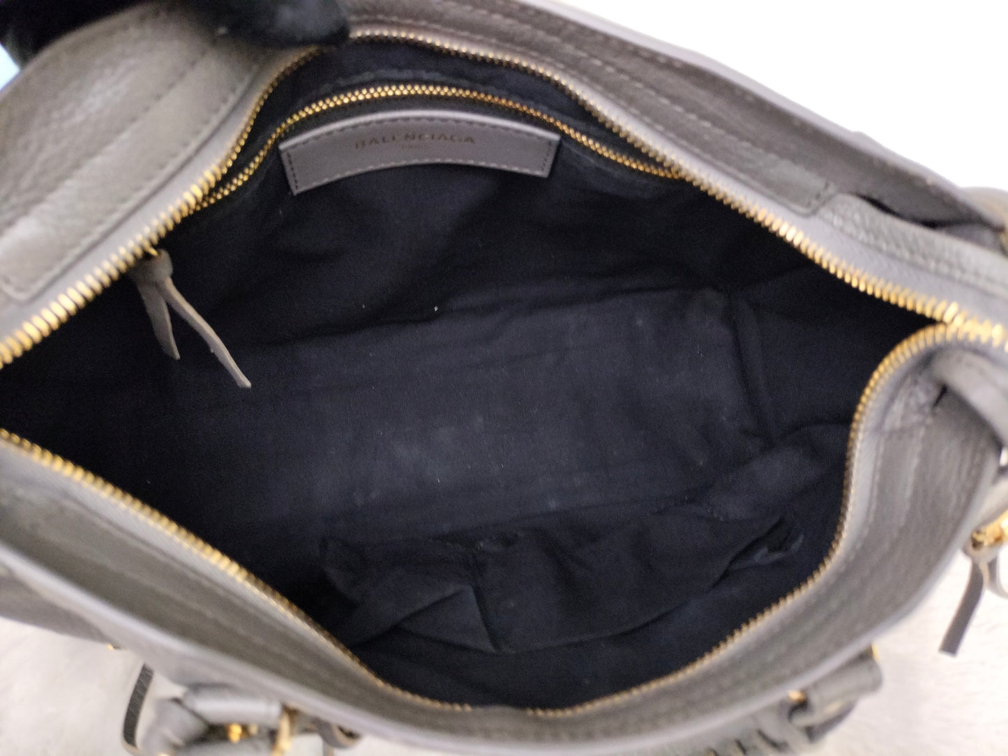 Balenciaga Small City Edge Dark Grey GHW