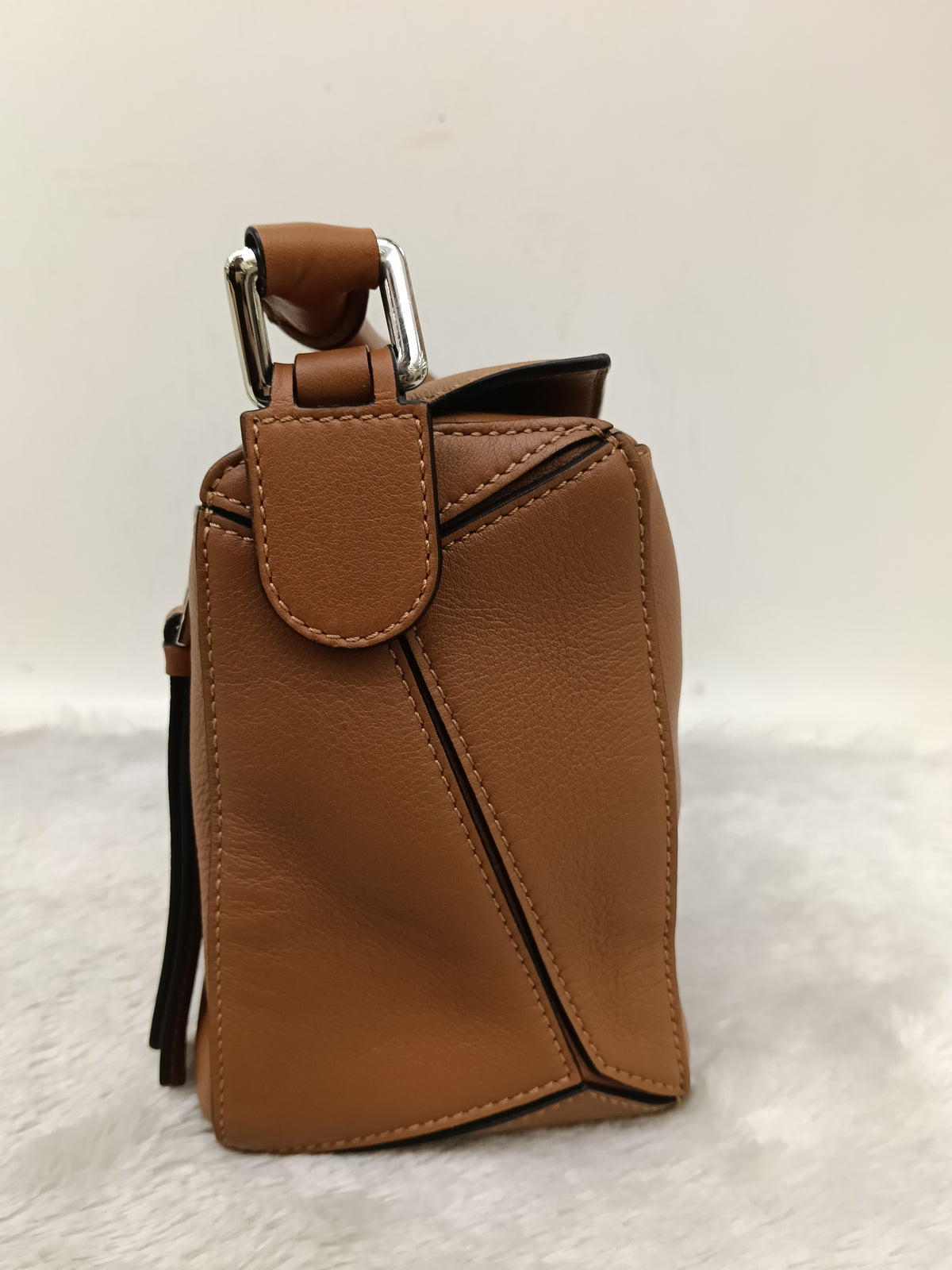 Loewe Puzzle Small Tan SHW 2021
