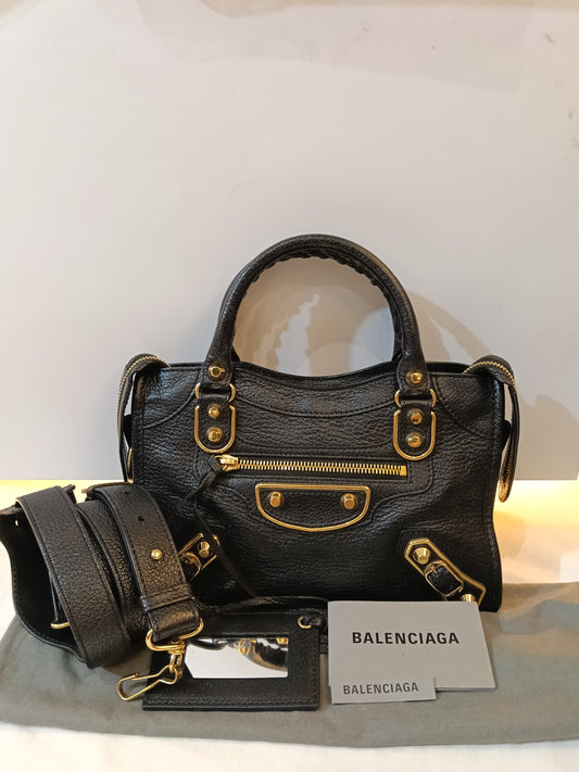 Balenciaga Mini City Edge Black GHW 2020