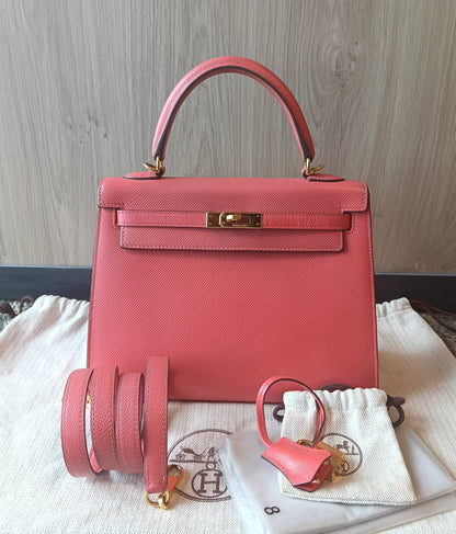 K25 Epsom Sellier Rose Jaipur GHW #A