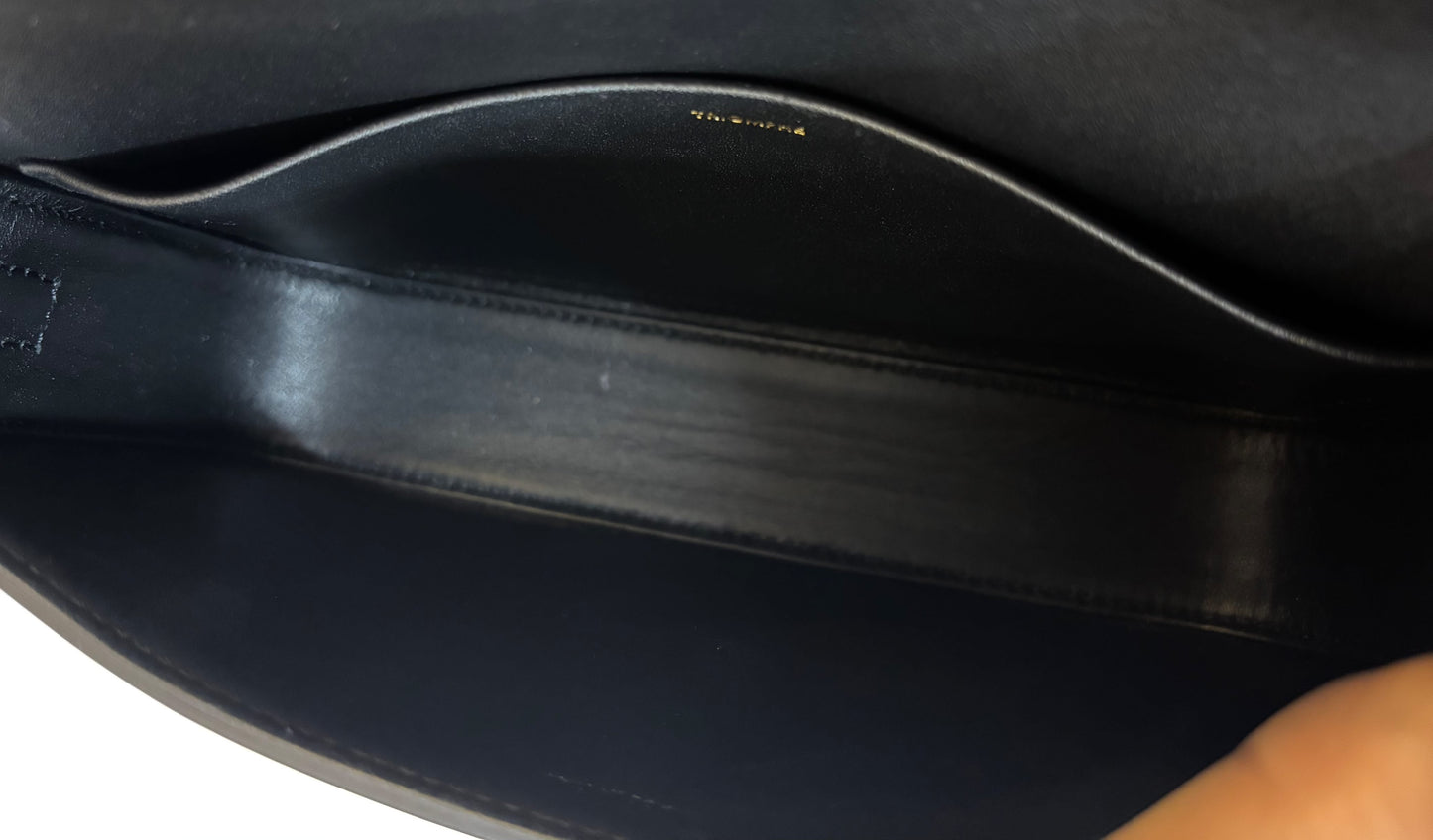 Celine Triomphe Shoulder Calfskin Black GHW 2022