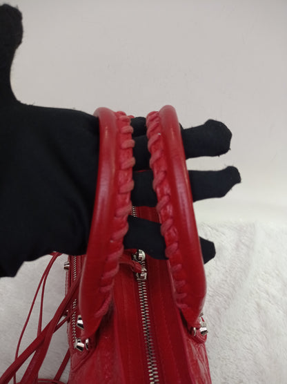 Balenciaga Small City Classic Red SHW