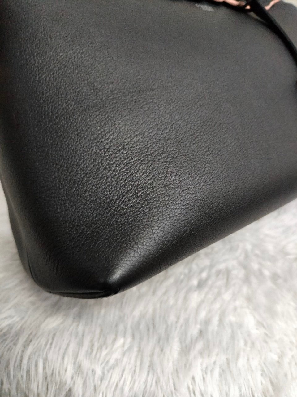 Fendi BTW Medium Black Scalloped Pearl SHW