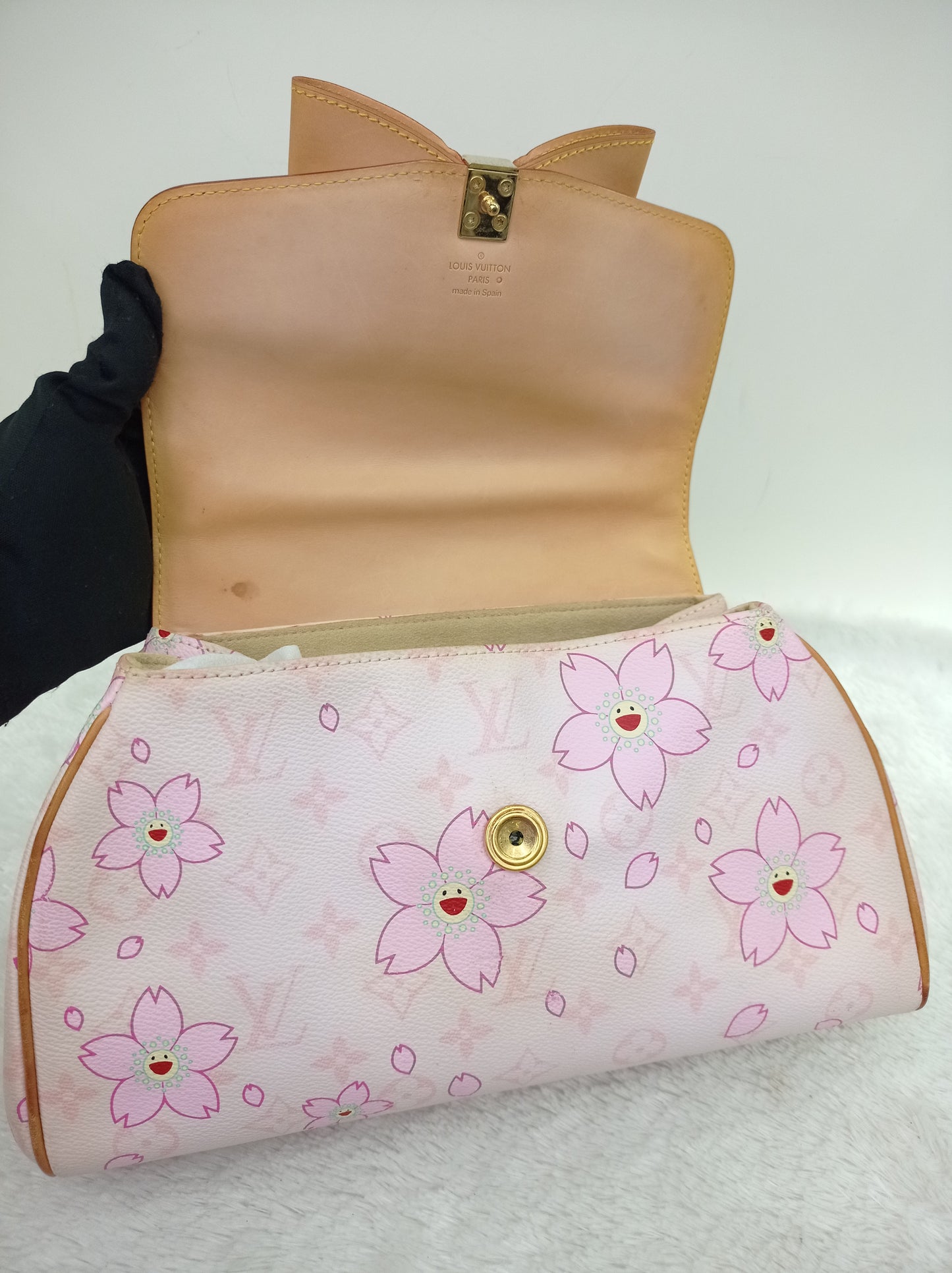 LV Sac Retro PM Cherry Blossom Murakami Pink 2003