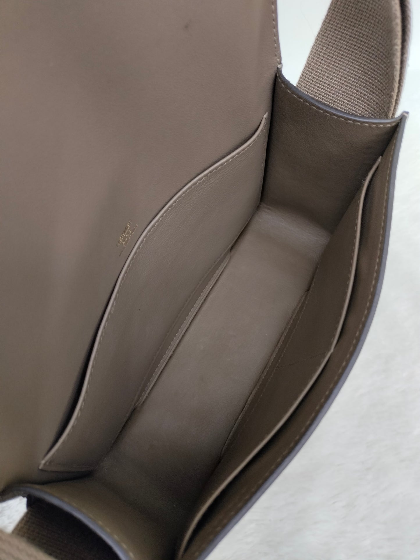 Hermes Geta Chevre Etoupe GHW #U