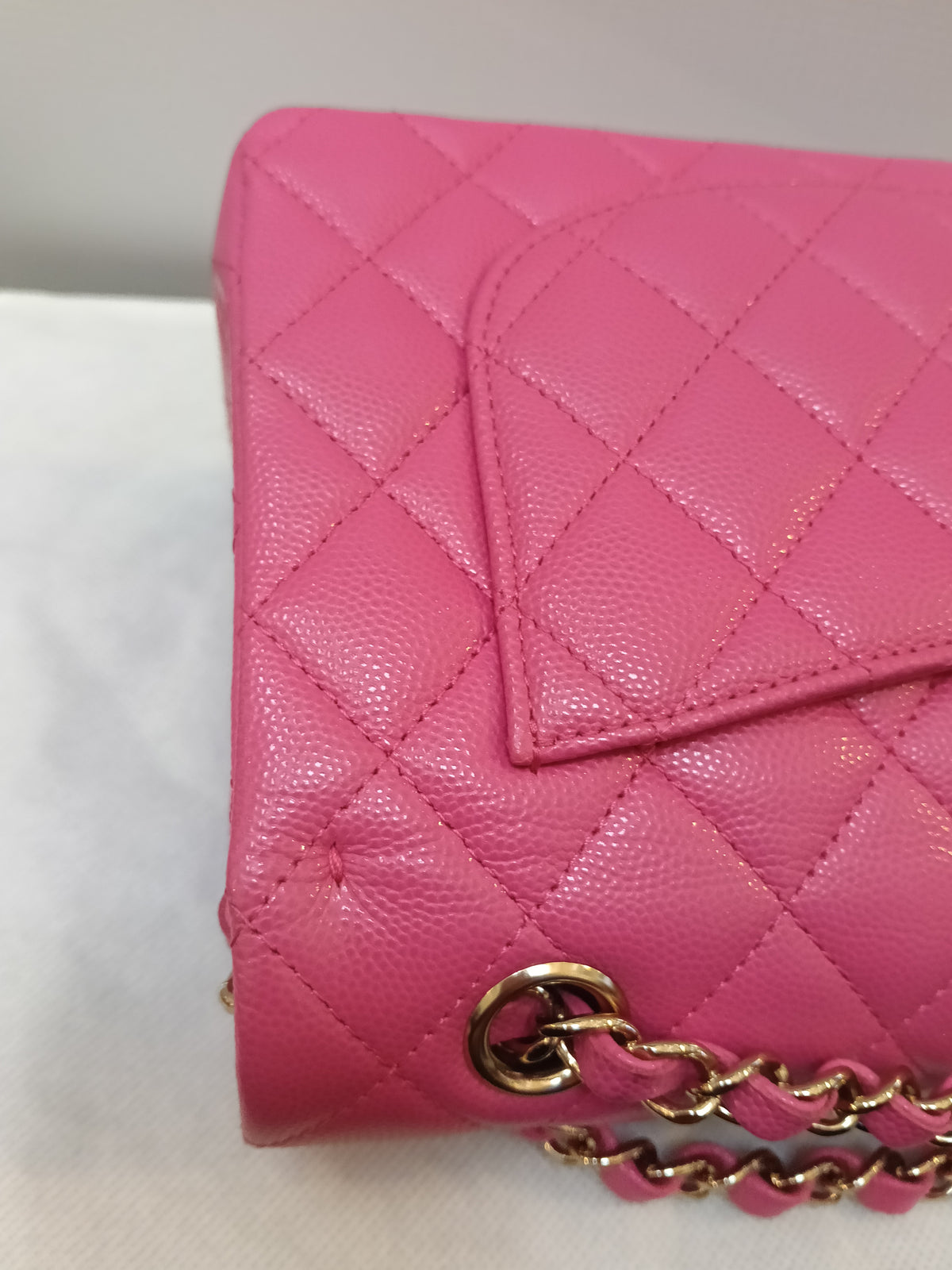Chanel Small Caviar Pink LGHW (CHIP)