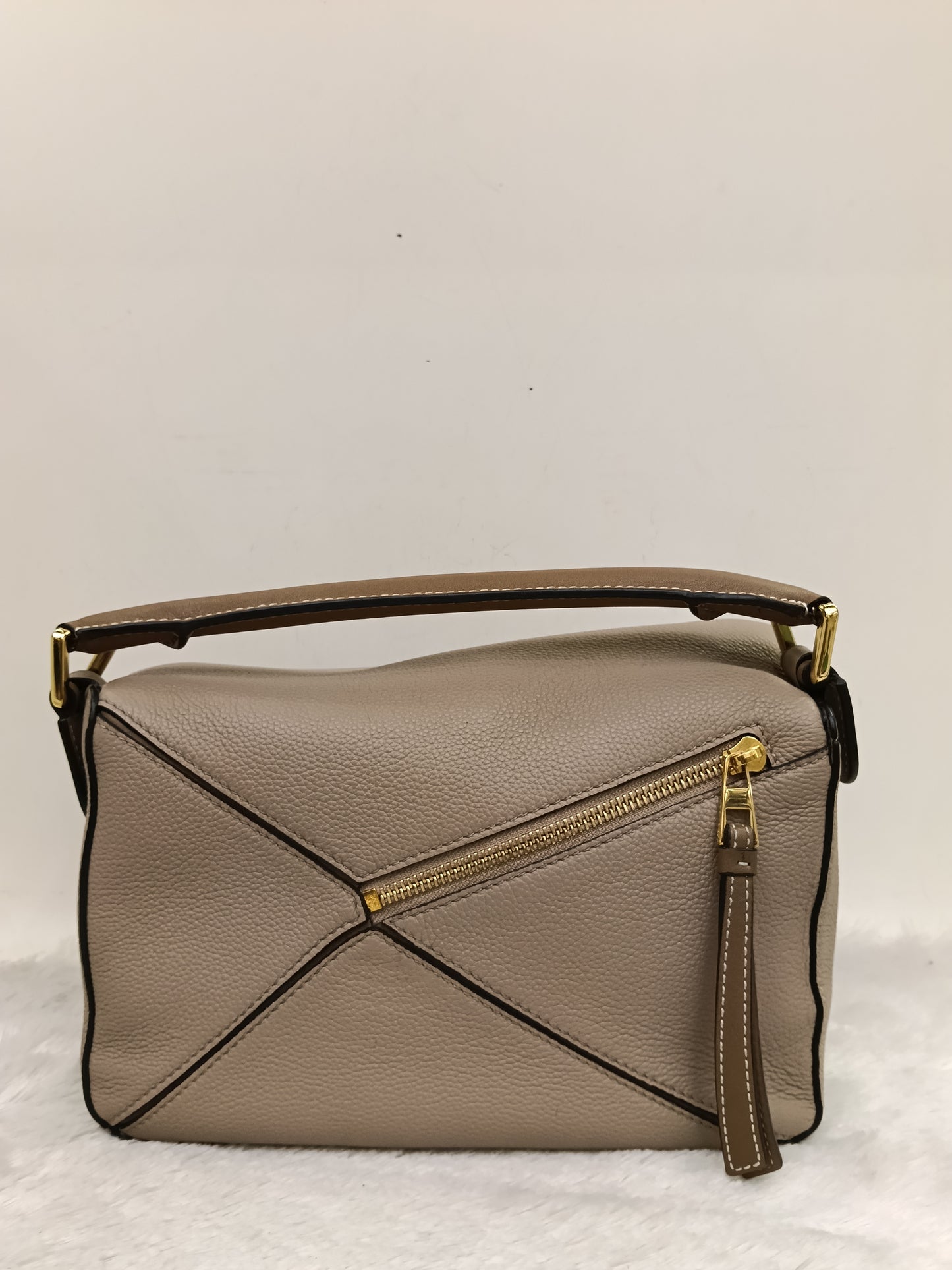 Loewe Puzzle Small Grained Sand Mink GHW 2020