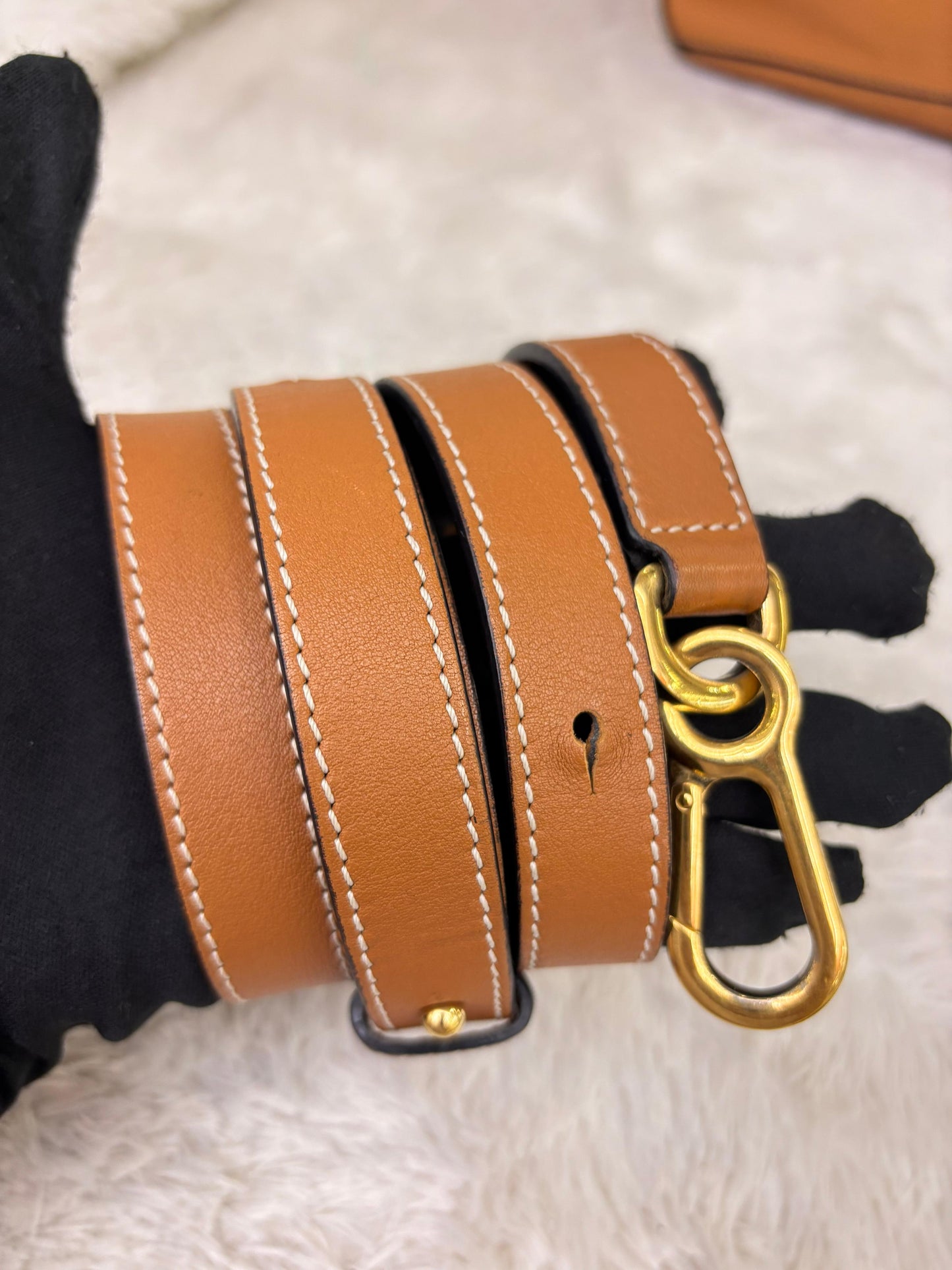 Loewe Puzzle Small Grained Tan GHW 2019