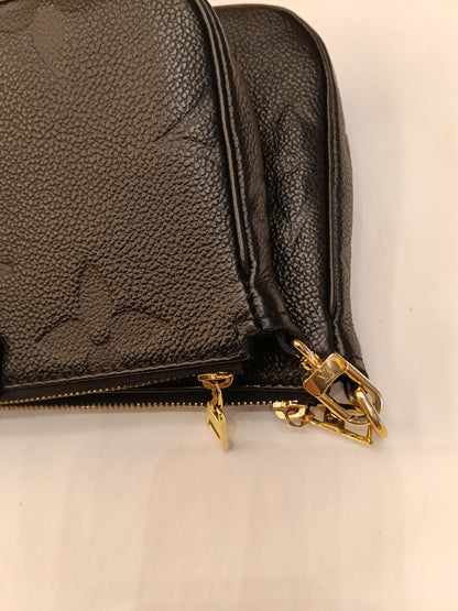 LV Multi Pochette Accesories NV Monogram Empreinte Noir (CHIP)