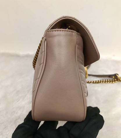 Gucci Marmont Small Nude GHW