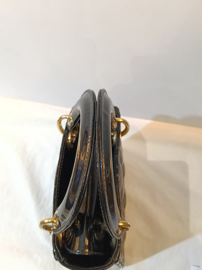 Lady Dior Mini Patent Black GHW 2019