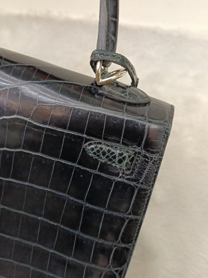 K25 Croco Niloticus Vert Rousseu PHW #B