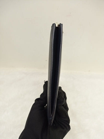 *Excellent Condition* YsL Ipad Mini Zip Pouch Small Grained Navy SHW 2017