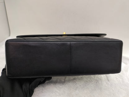 Chanel Maxi Lamb Vintage Black GHW SF #2