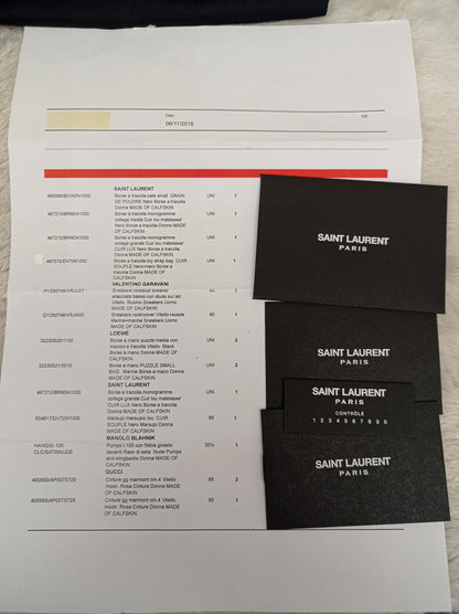 YsL Lou Lou Toy Lamb Black SHW 2018