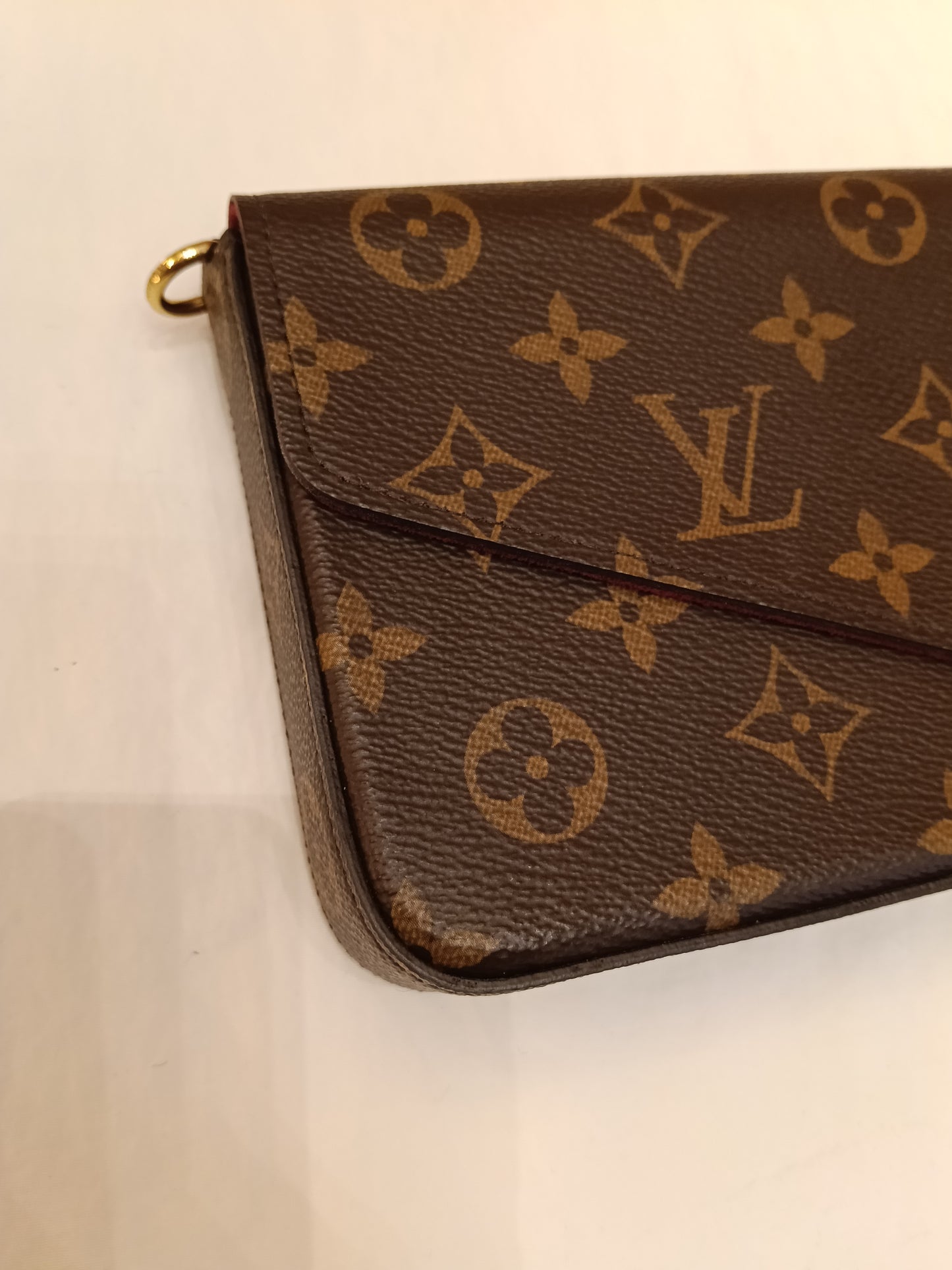 LV Pochette Felicie GM Monogram Fuchsia (CHIP)