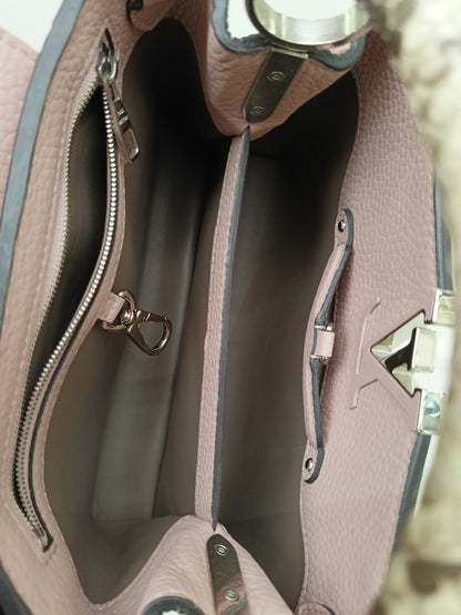 LV Capucines BB Taurillon Magnolia Handle Python 2016