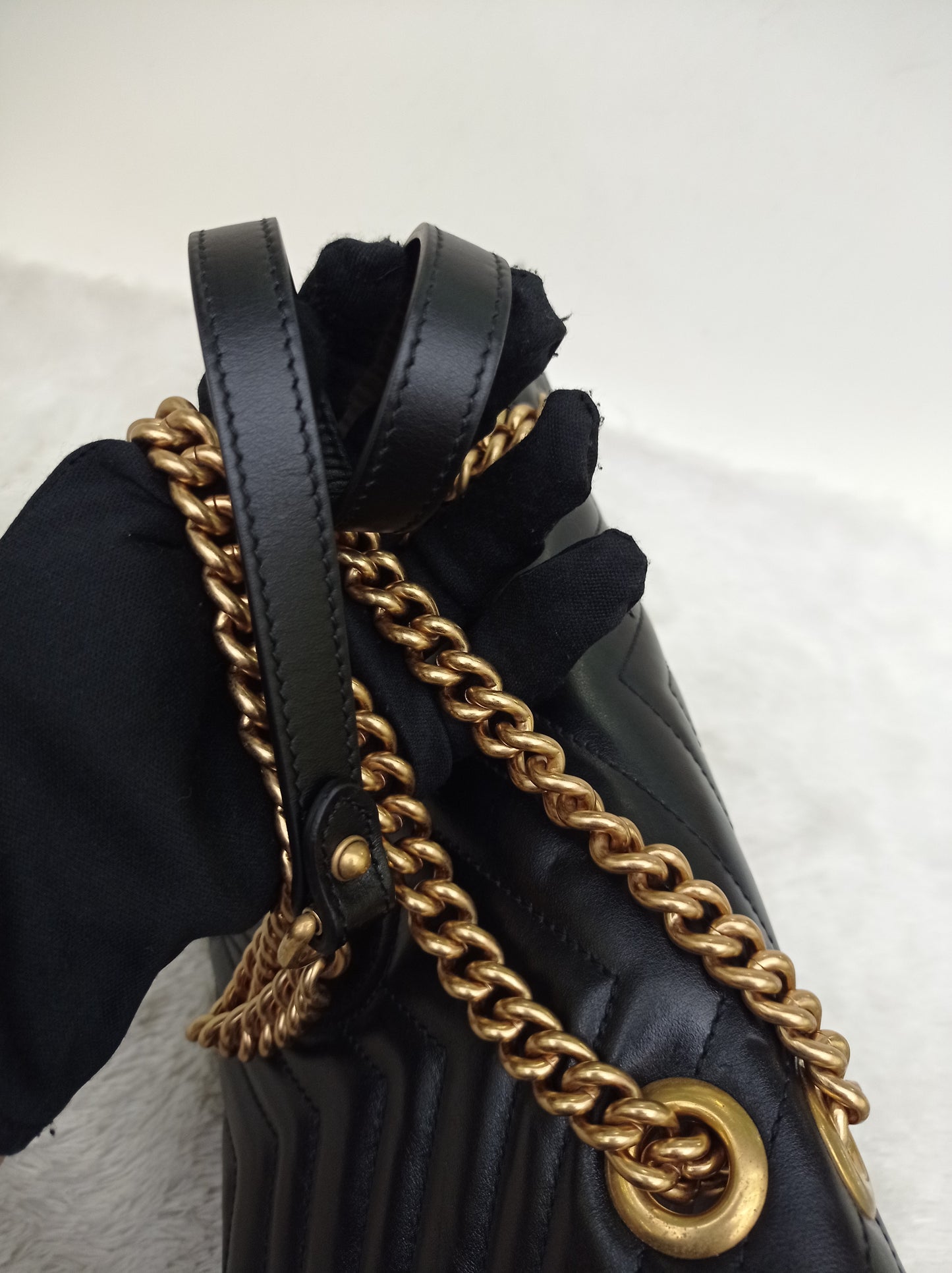 Gucci Marmont Small Black GHW