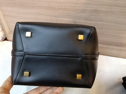 YsL Le37 Small Calfskin Black GHW 2023