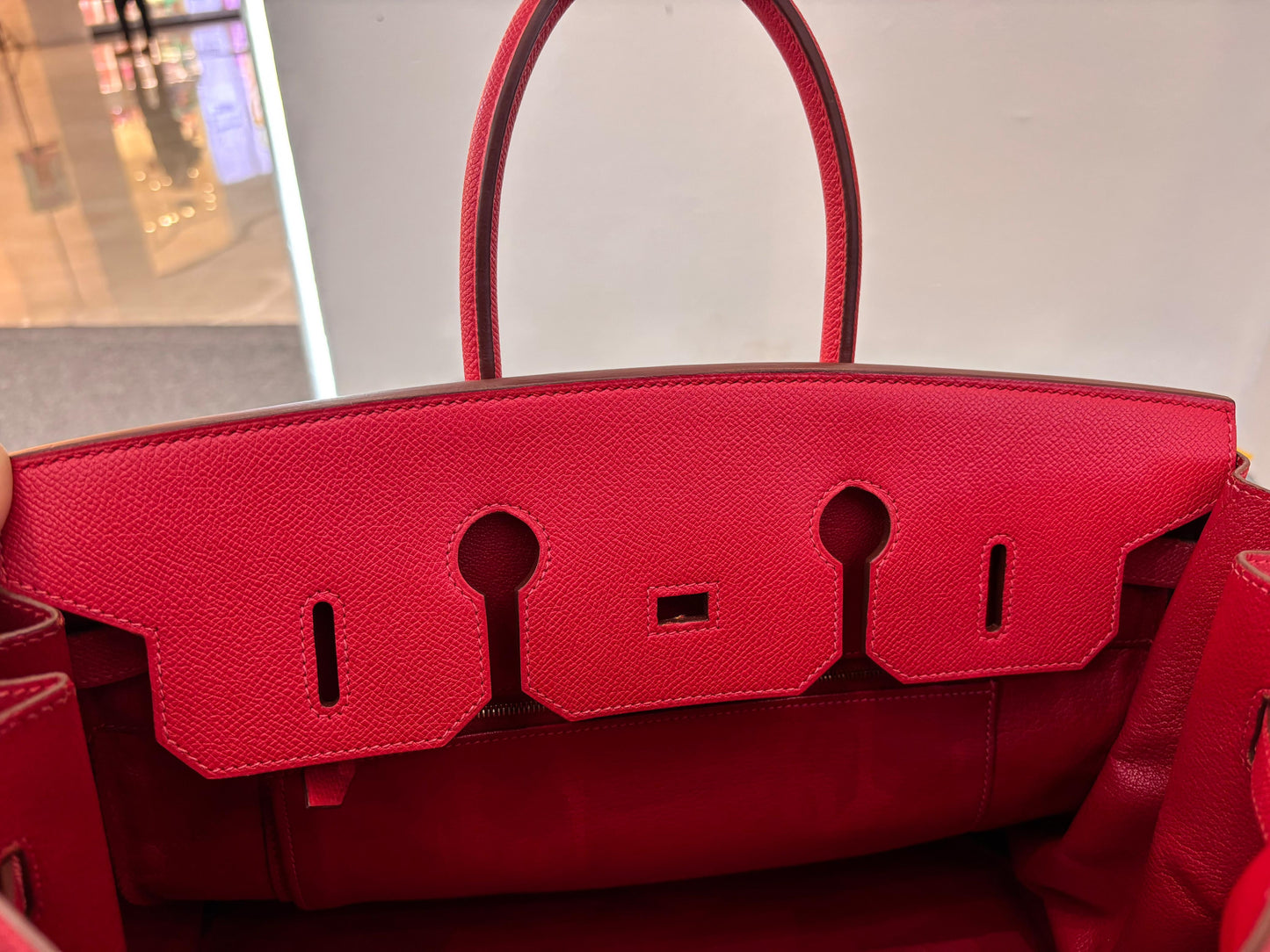 B35 Epsom Ferrari Red GHW #G square