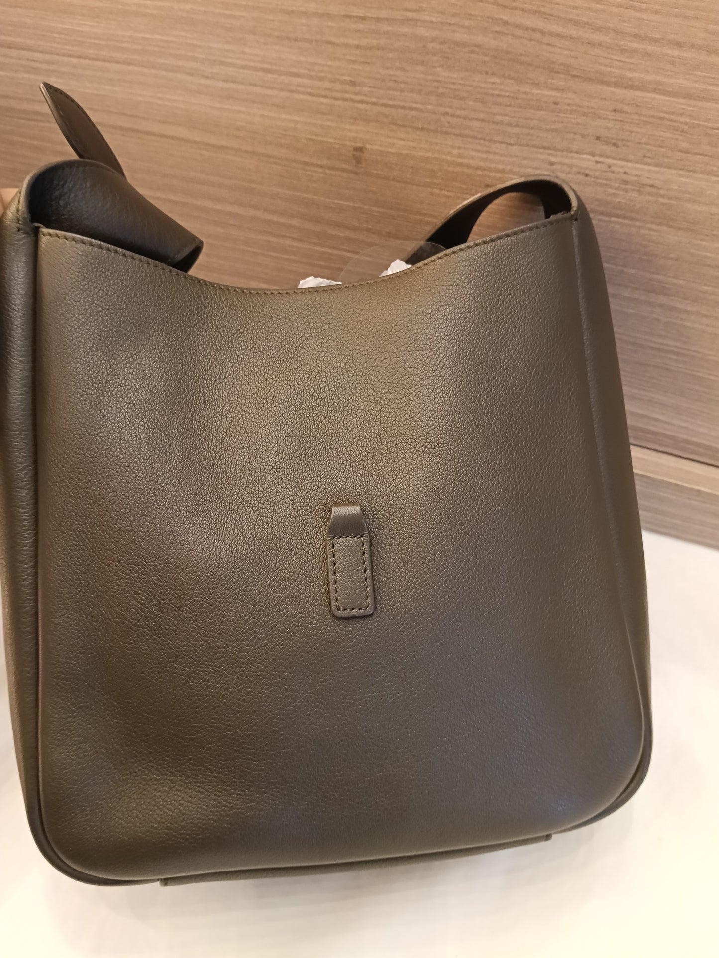 YsL Le 5 A 7 Supple Small Grained Green GHW 2025