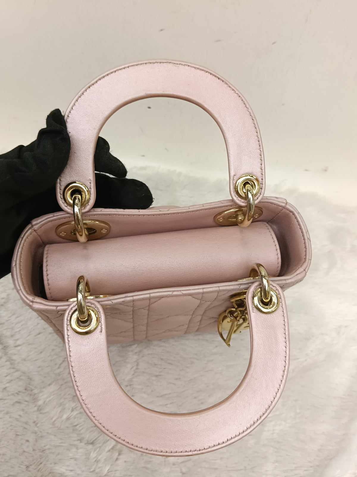 Lady Dior Mini Lamb Lotus GHW 2017