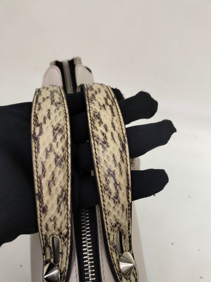 Fendi BTW Medium Off White Handle Python SHW 2017