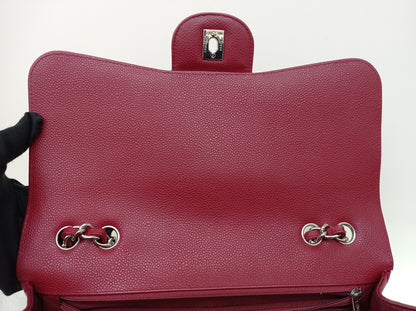 Chanel Jumbo Caviar Red SHW SF #13