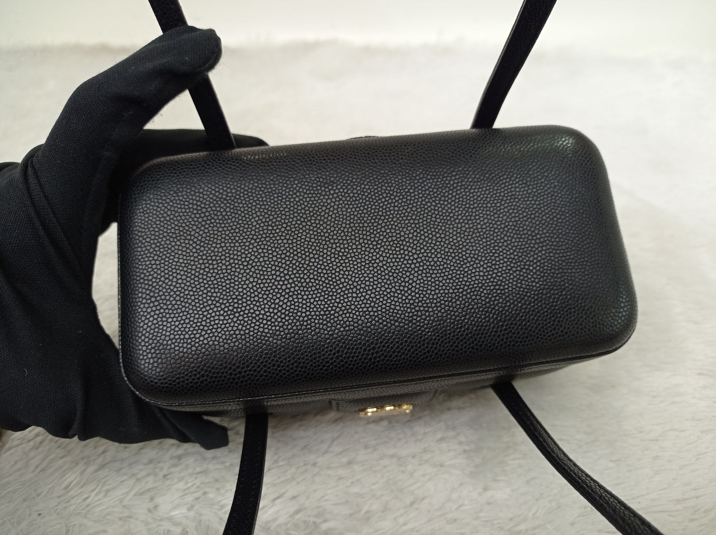 *NEW* Chanel Preppy Coco Long Vanity with Straps Black Caviar GHW (CHIP)