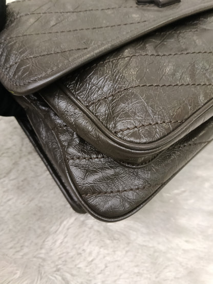 YsL Niki Medium Calfskin Grey RHW 2020
