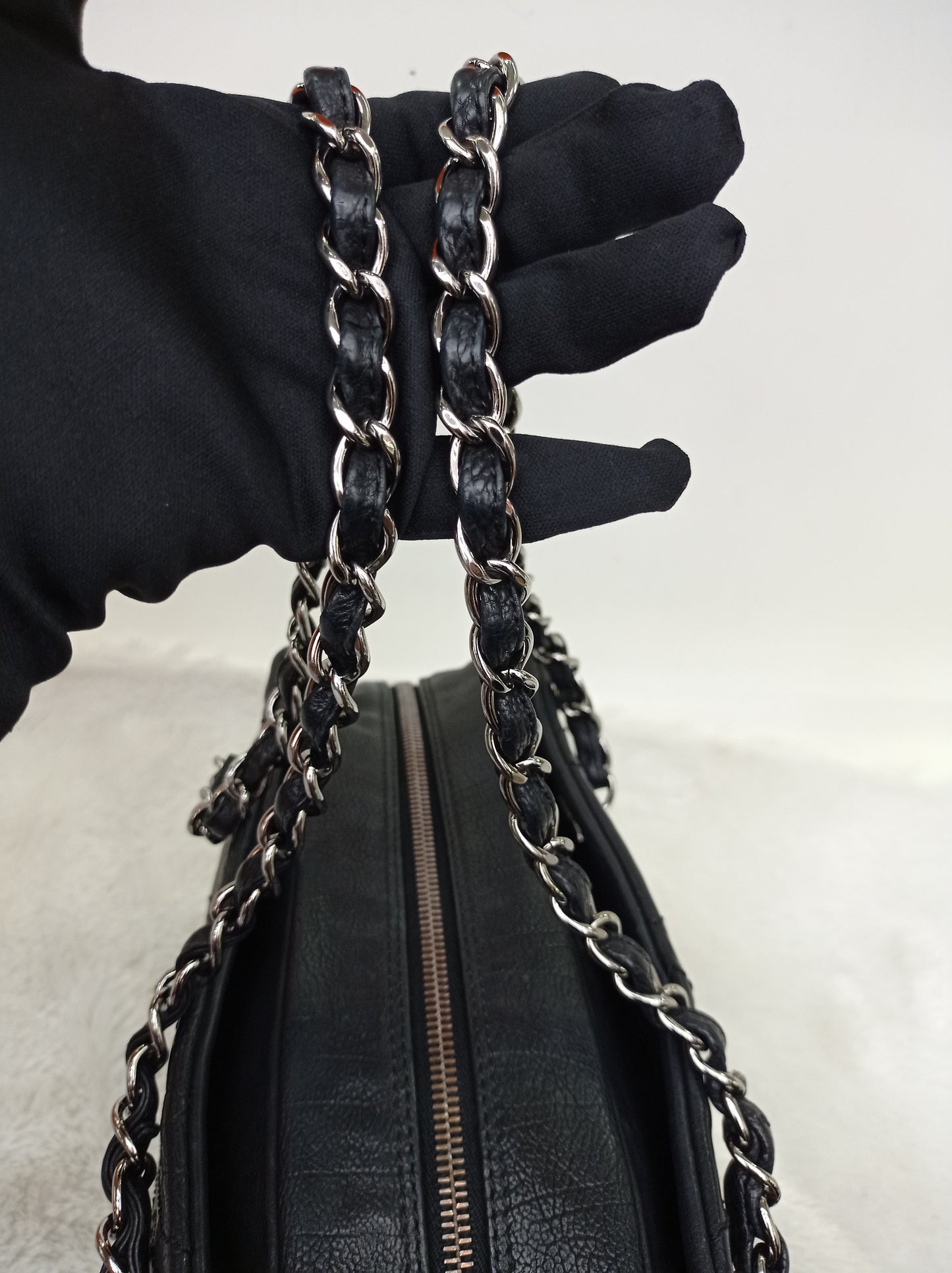 Chanel Tote Diamond Stitch Small Caviar Black SHW #10