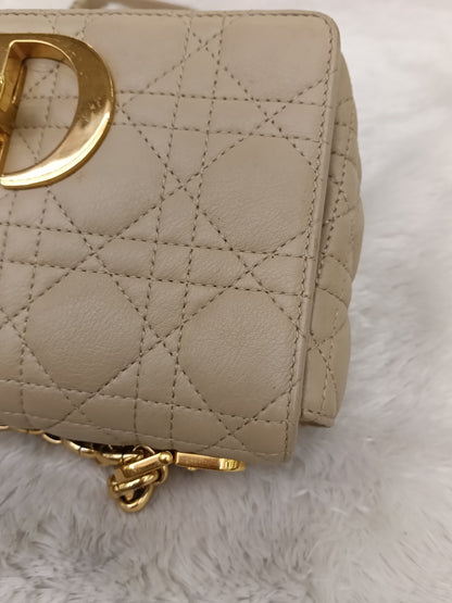 Dior Caro Small Beige GHW 2020