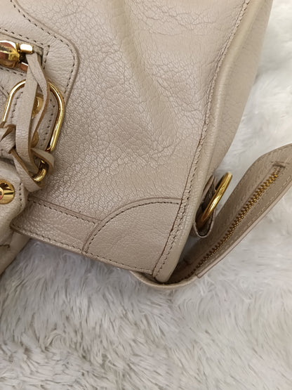 Balenciaga Small City Edge Beige GHW 2016