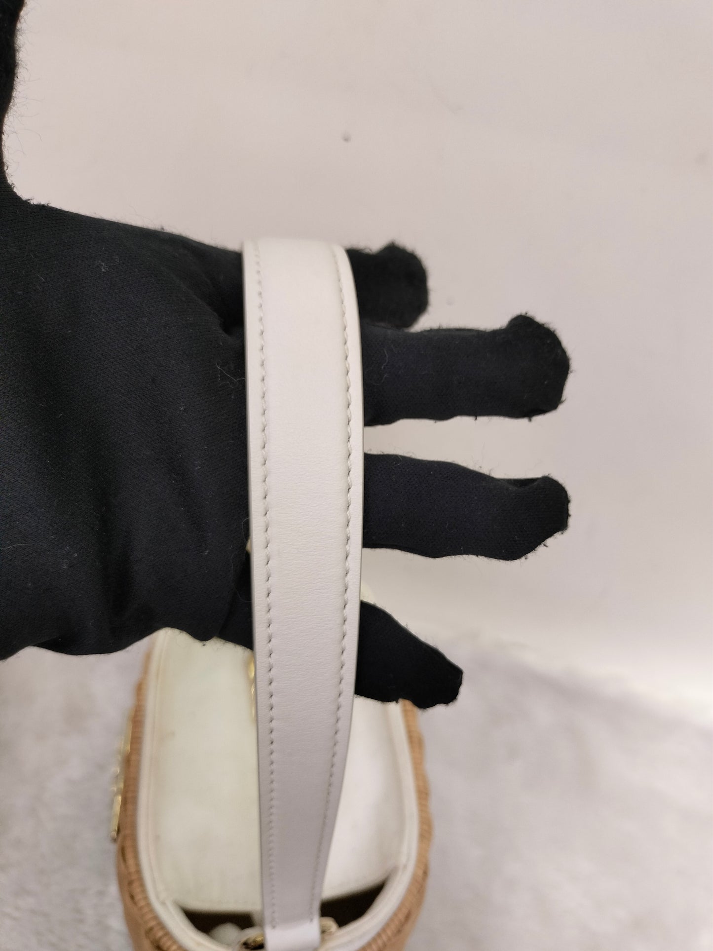 Prada Midollino Canapa Naturale Bianco GHW