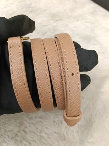 Celine Nano Belt Grained Desert Rose GHW 2020