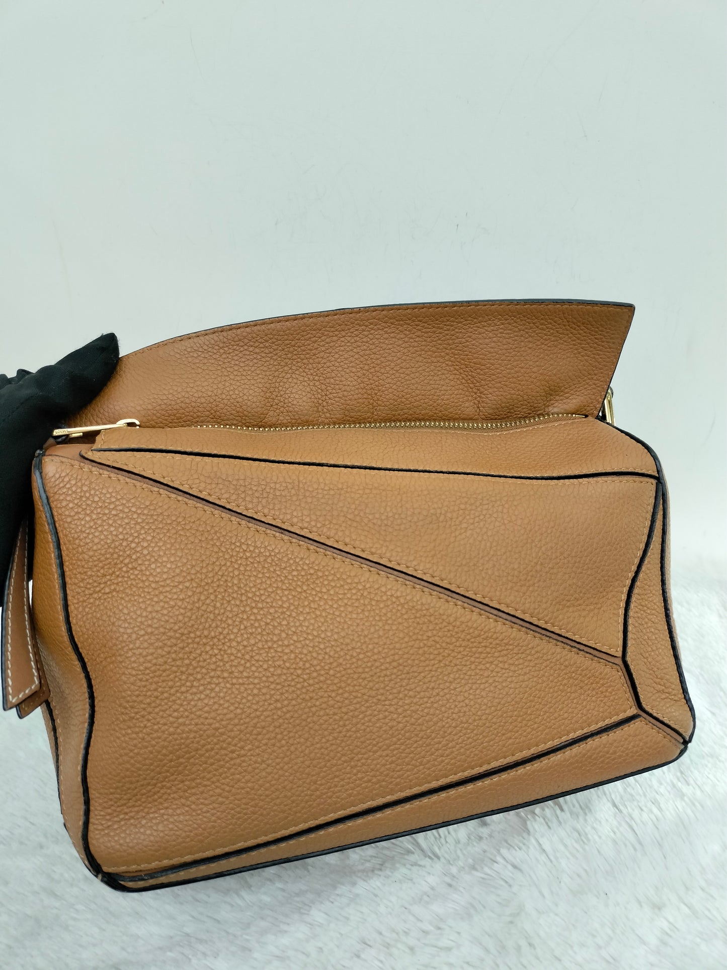 Loewe Puzzle Small Grained Tan GHW 2020