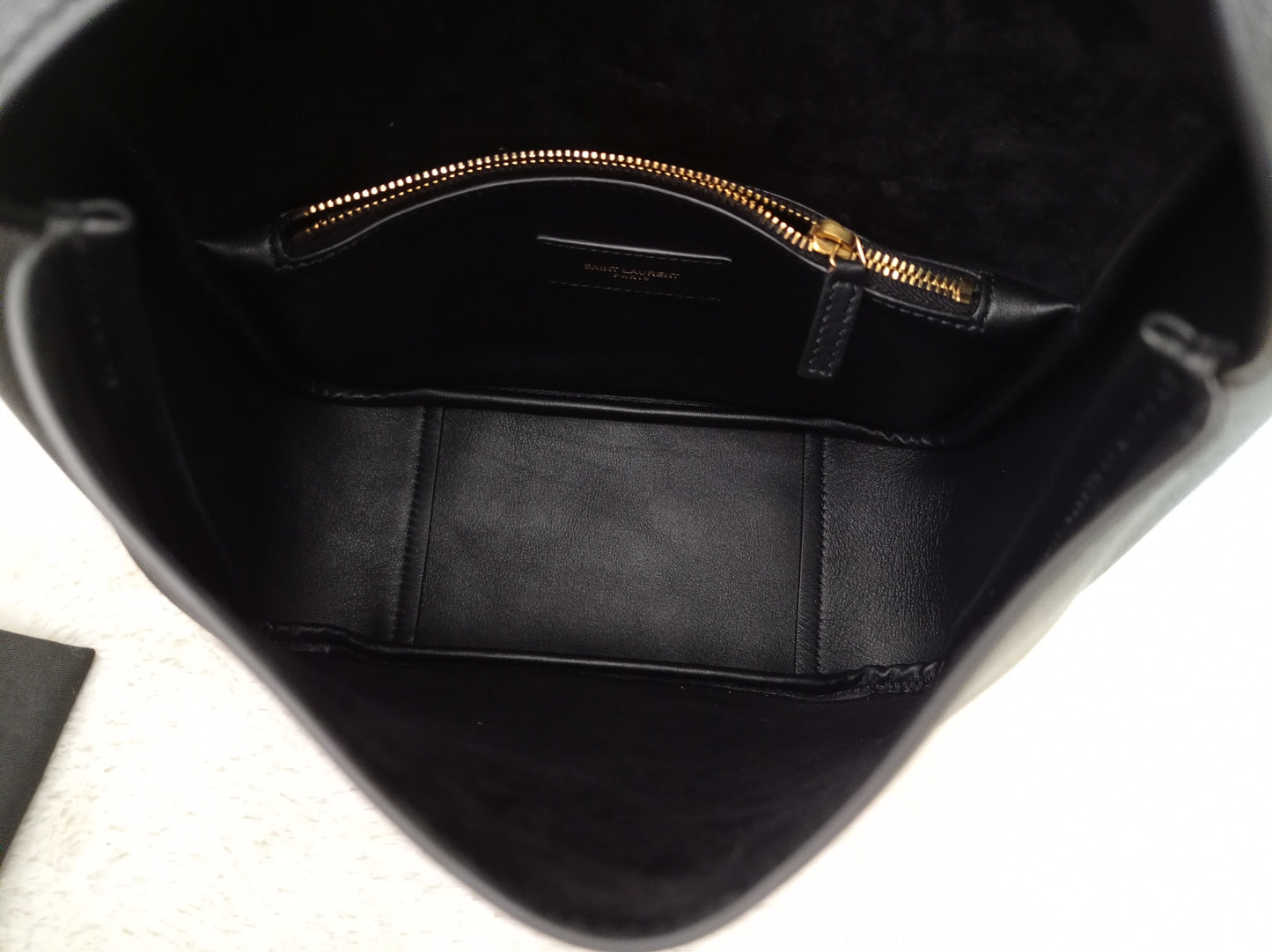 YsL Le 5 A 7 Supple Small Calfskin Black GHW 2024