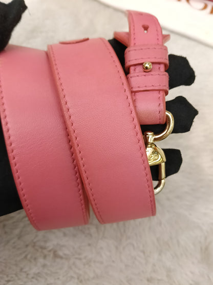 Lady Dior Small Lamb Fuchsia GHW 2018