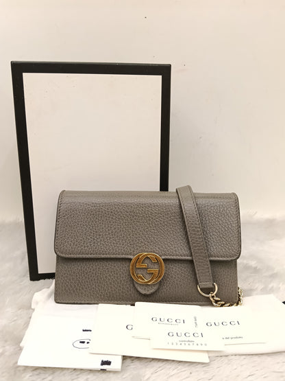 Gucci WOC Interlocking Grey GHW 2019