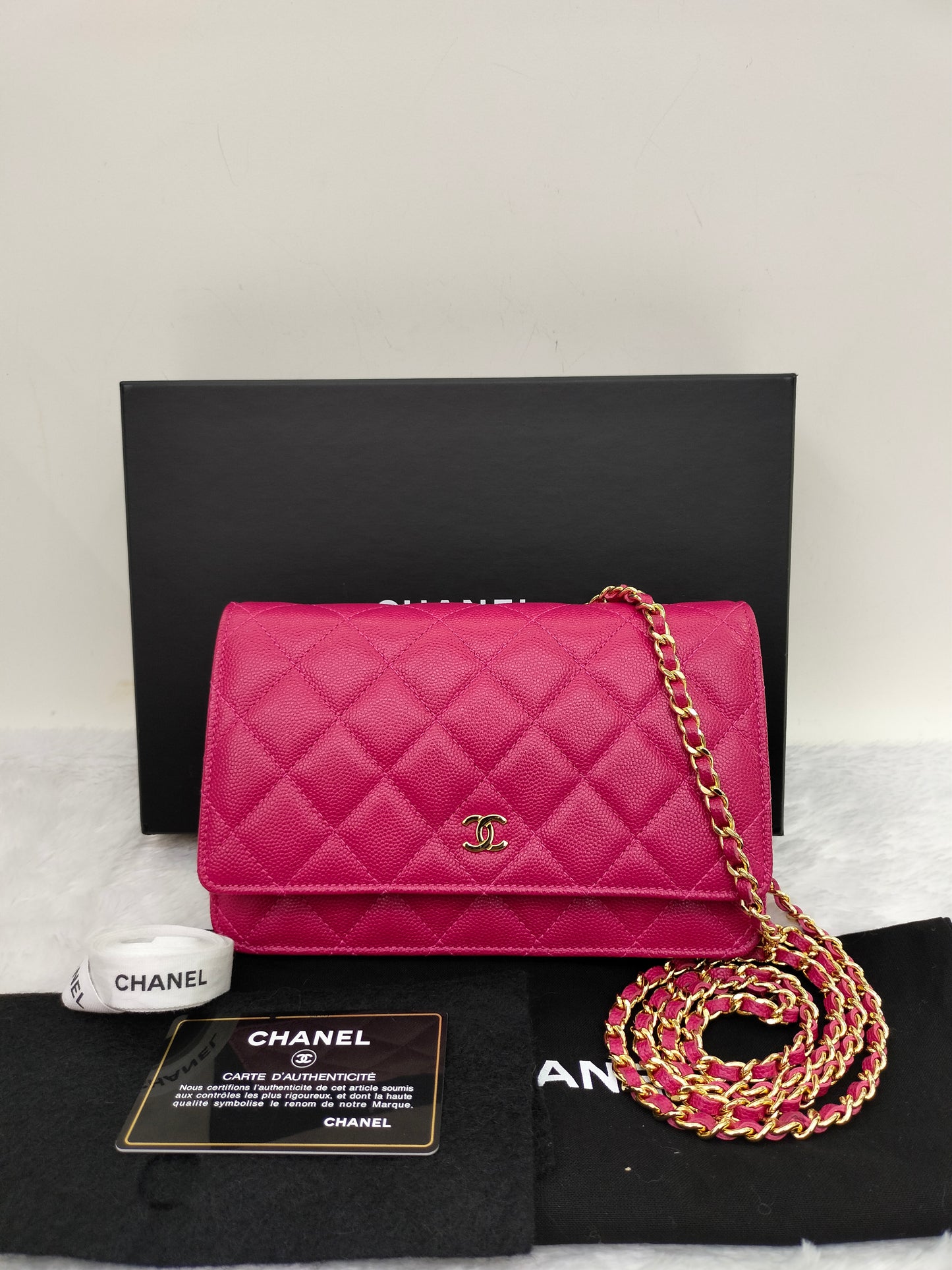 Chanel WOC Caviar Pink GHW #29