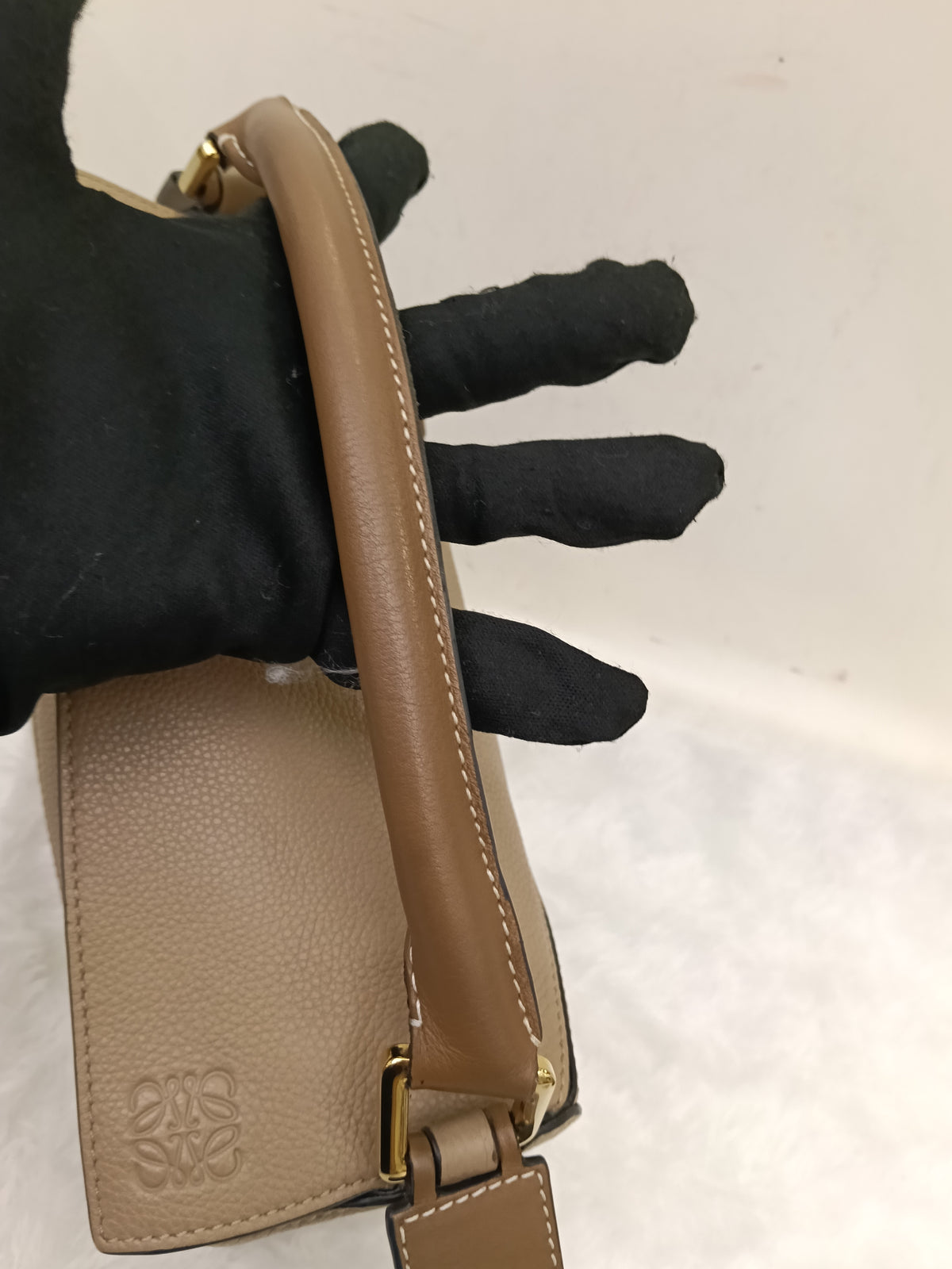 Loewe Puzzle Small Grained Sand Mink GHW 2019